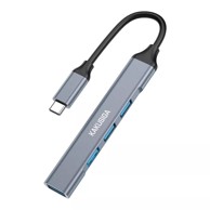 KAKU HUB Adapter KSC-752 USB-C > 3× USB 2.0 / USB 3.0, sivi